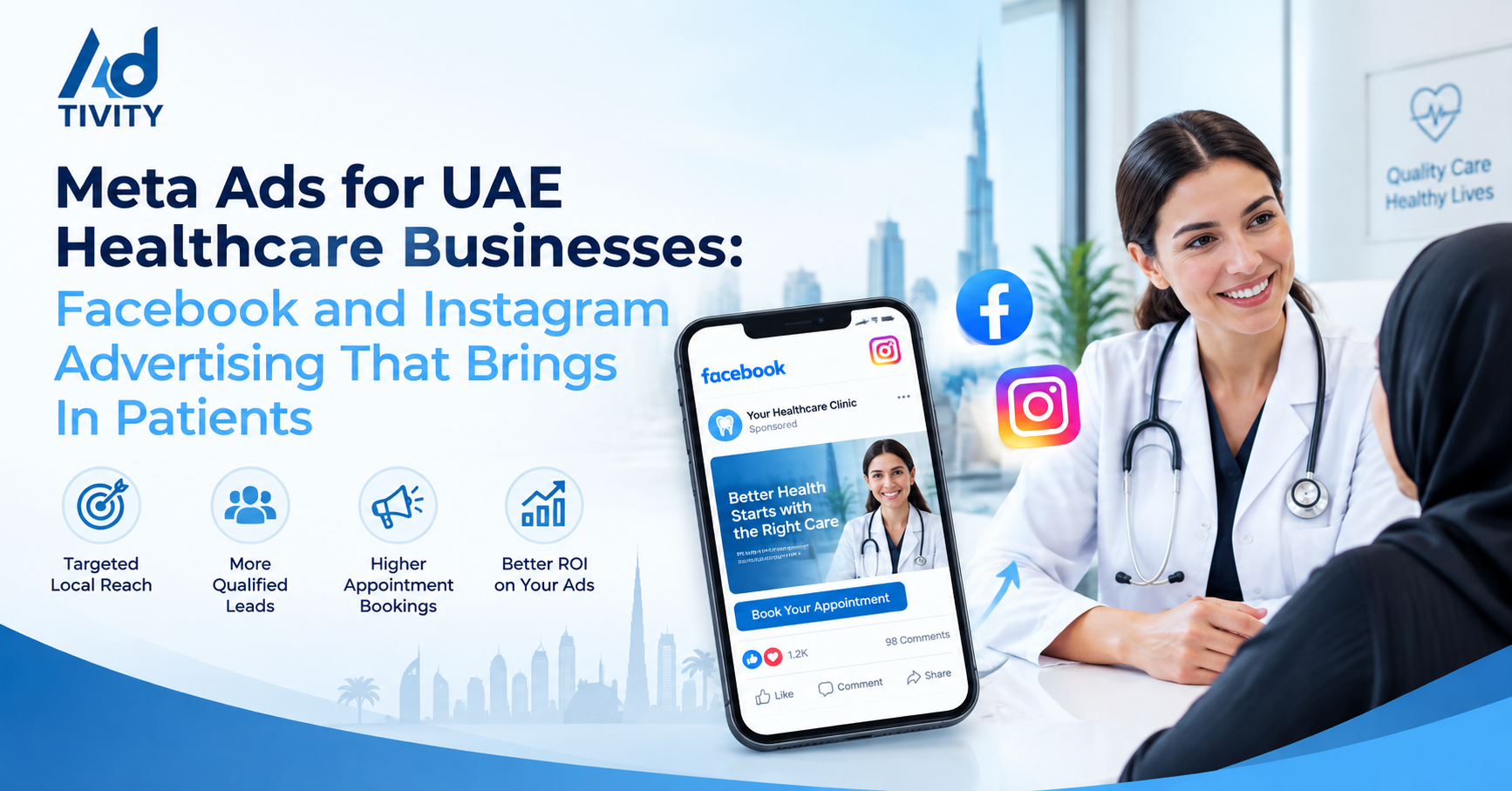 UAE Healthcare Meta Ads Banner